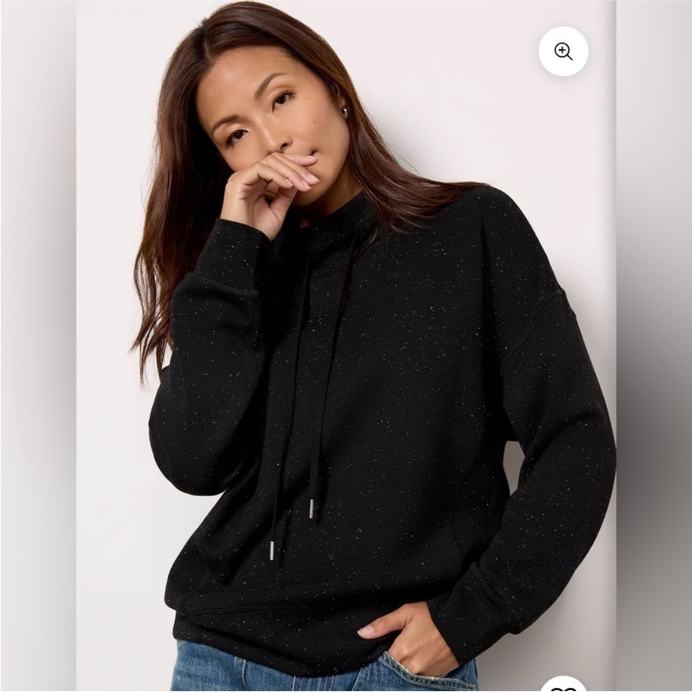 Varley Oakdale Sweat Double Soft Size XS black speckled